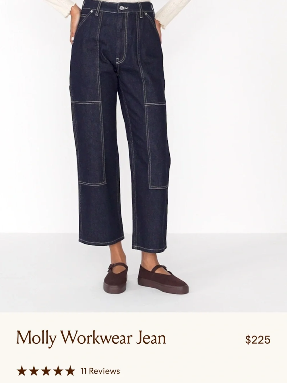 Loeffler Randall Molly Workwear Jean